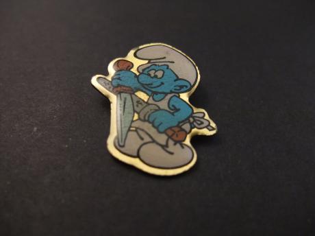 De smurfen (messenslijp smurf)